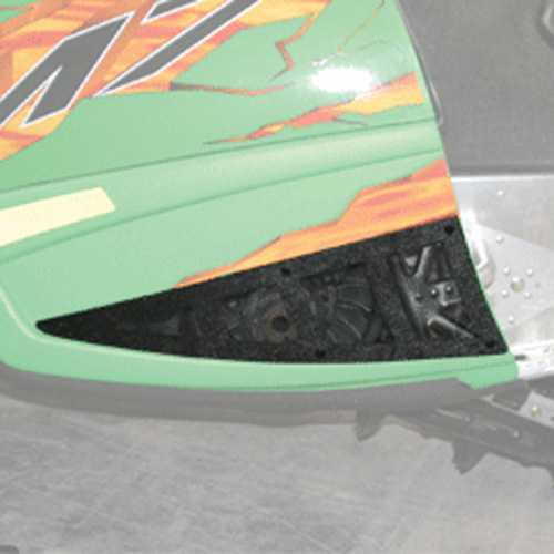 Starting Line Products Slp Hot Air Eliminator Kit Right Side Arctic Cat 32-530