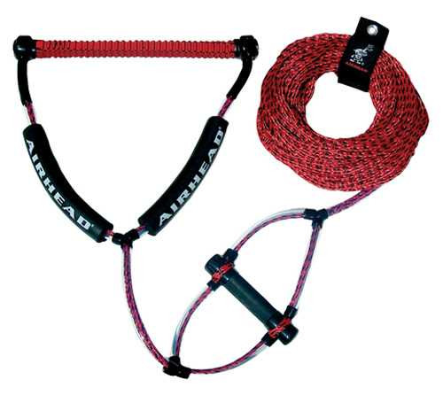 Airhead Wakeboard Rope Phat Grip Trick Handle Red AHWR-2