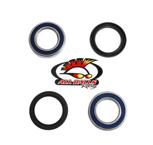 All Balls Rear Wheel Bearing Kit - Both Wheels 25-1132
