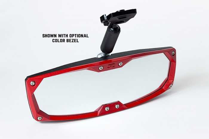 Seizmik Halo-R Rear View Mirror W/Bezel - 2.0" Round Tube 56-18057