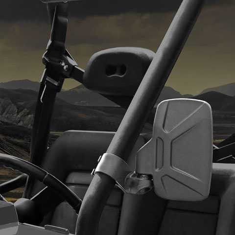 Seizmik Side View Mirrors 1.5" Roll Cage 56-18081
