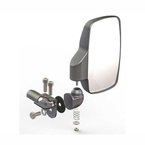 Seizmik Side View Mirrors Pro-Fit Roll Cage 56-18083
