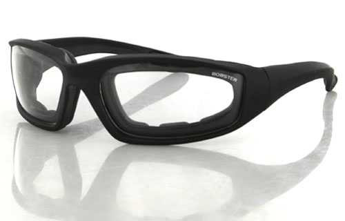 Bobster Foamerz 2 Sunglass Blk Frame Anti-Fog Clear Ansi Z87 ES214C