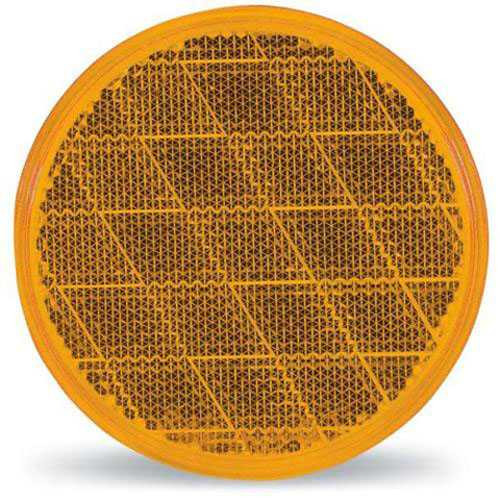 Optronics Inc. Reflector Round Amber RE21AS