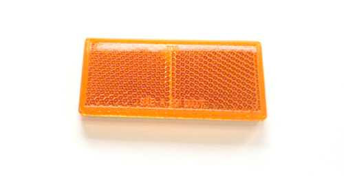 Wes Industries Stick On Yellow Reflector 110-0036