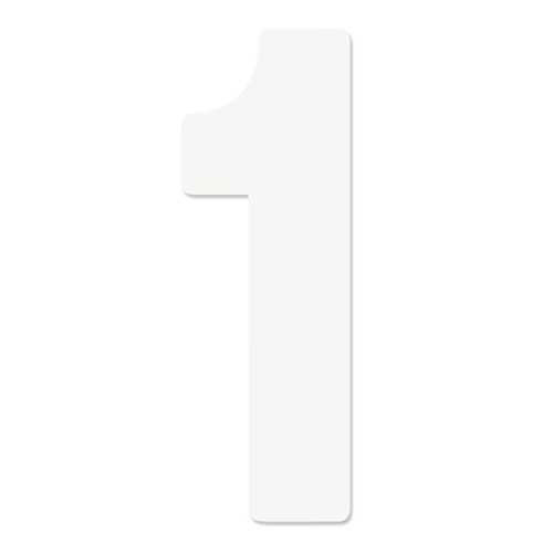 Factory Effex Fx 2015 Numbers Pro 5" White 1 03-0201