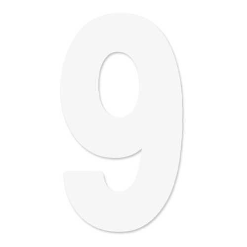 Factory Effex Fx 2015 Numbers Pro 8" White 9 02-4379