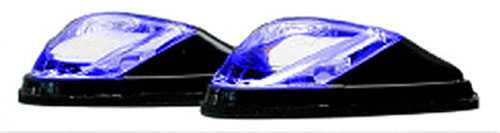 K&S Technologies Led Marker Lights Mini-Flush Mt. Blk Body Blue (1 Led) 25-9530