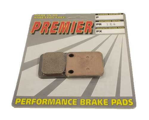 Premier Braking Atv Brake Pad Shoes Metallic PR164