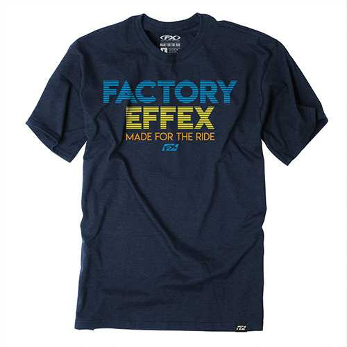 Factory Effex Fx Mens Crew T-Shirt Navy Lit (Xl) 24-87706