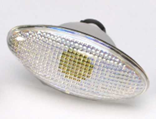 K&S Technologies Marker Lights Flat Oval Large (S/F) Clear 25-8276