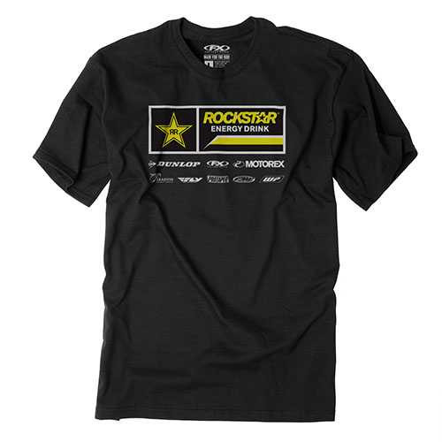 Factory Effex 2021 Rockstar Racewear T-Shirt / Black M 24-87622