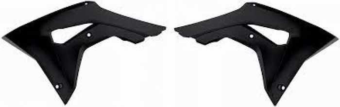 Polisport Radiator Scoops Honda Black 8414800003