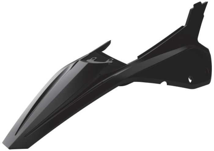 Polisport Rear Fender + Side Panels Black 8585300002