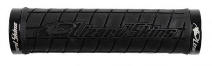 Oury Dual-Clamp Lock-On Logo - Black LOLDS010