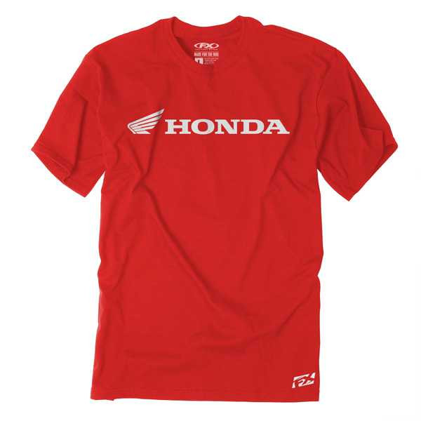 Factory Effex Honda Horizontal T- Shirt / Red (M) 15-88330
