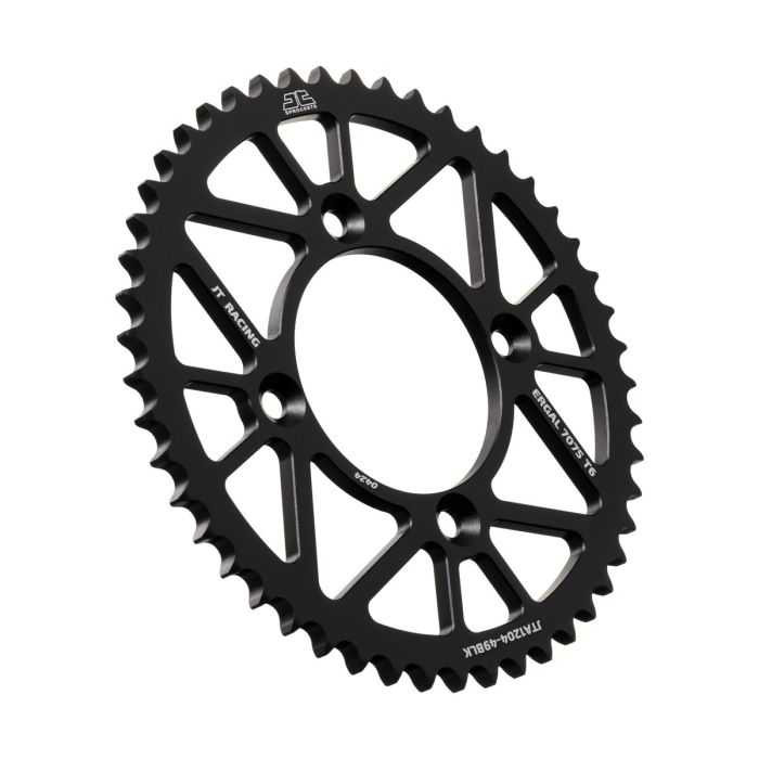 Jt Sprockets Rear Alloy Sprocket Black 49 Tooth JTA1204.49BLK