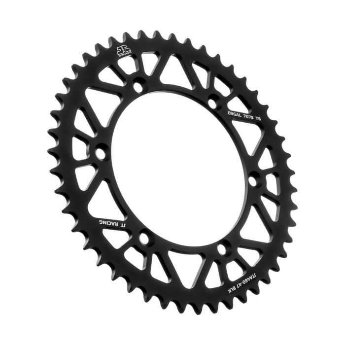 Jt Sprockets Rear Alloy Sprocket Black 47-Tooth JTA460.47BLK