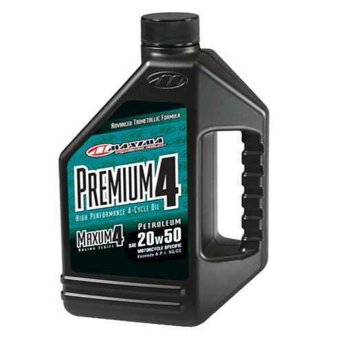 Maxima Racing Oil Maxum4 Premium 20W50 128 Oz 359128
