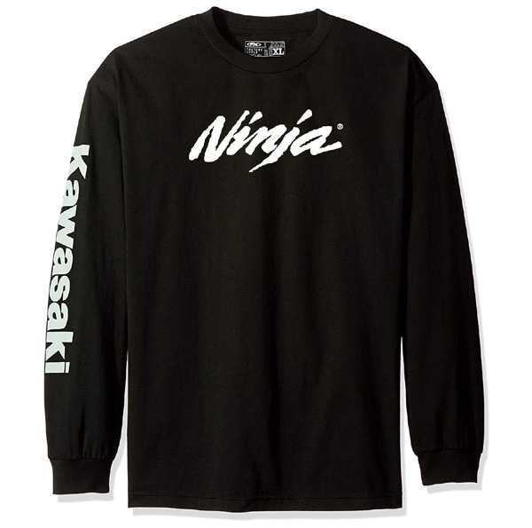 Factory Effex Kawasaki Ninja Long Sleeve T-Shirt / Black (M) 17-87112