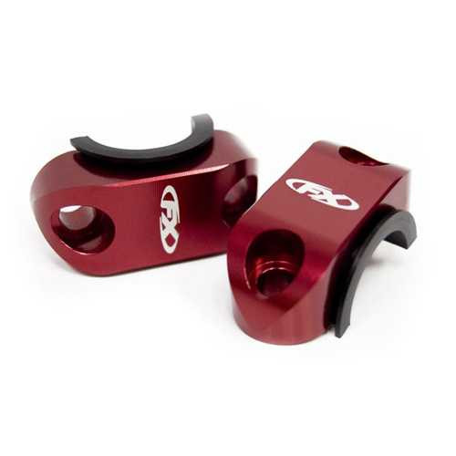 Factory Effex Fx Rotating Bar Clamp Kit (2 Clamps) Red 12-36712