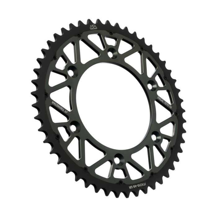 Jt Sprockets Twinstar Sprocket Gray 49-Tooth JTX210.49GR