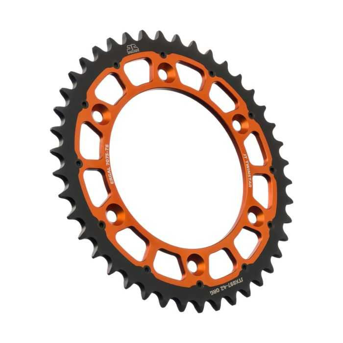 Jt Sprockets Twinstar Sprocket Orange 42-Tooth JTX897.42ORG