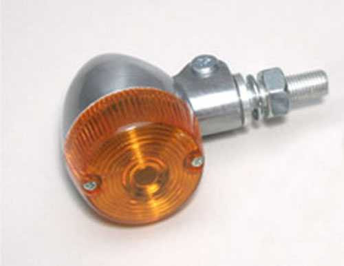 K&S Technologies Marker Lights Aluminum Round #2 70X34 (S/F) Amber 25-8330