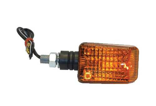 K&S Technologies D.O.T. Approved Mini-Stalk Turn Signal Blk Pair 25-7500