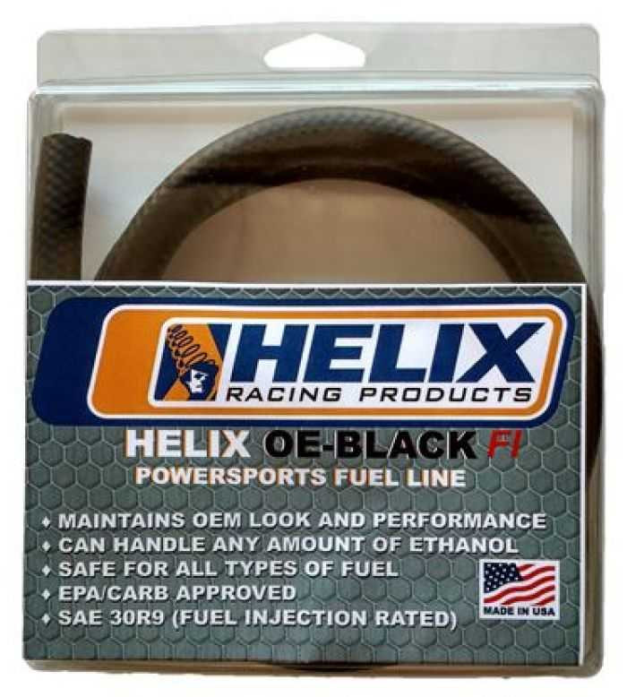 Helix 1/4" X 10 Ft. Oe Black Fifuel Injection 140-4613