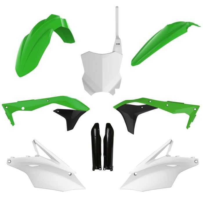Polisport Replica Plastic Kitfull Kit Kawasaki Oem Color 91570