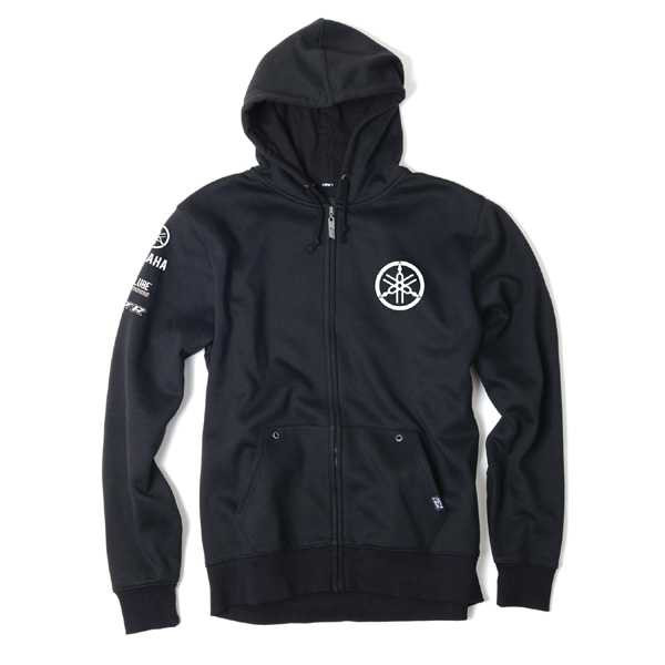 Factory Effex Yamaha Tuning Fork Zip-Up / Black (L) 16-88254