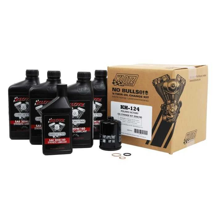 Klotz Oil Change Kit Polaris Victory 20W40 KH-124