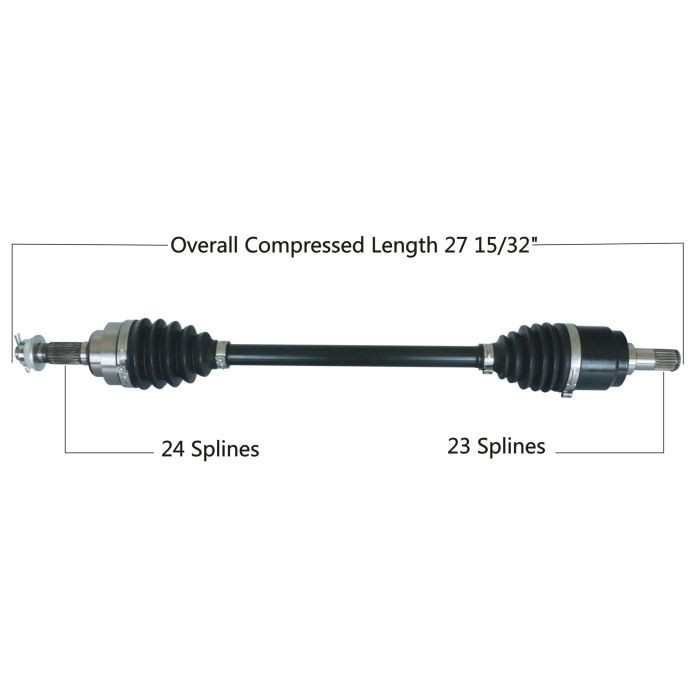 Tytaneum Heavy Duty Cv Axle Honda Rear Right 813-0274