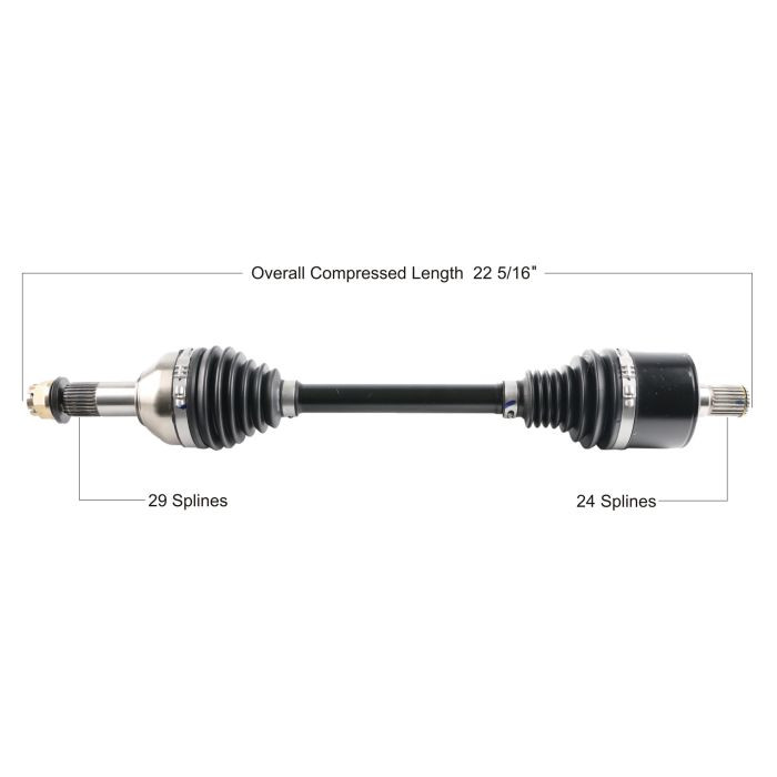 Tytaneum Heavy Duty Replacement Cv Axle Can Am Rear Left/Right CAN-6059HD