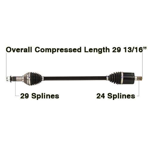 Tytaneum Cv Axle Heavy Duty Replacement Can-Am CAN-6085HD