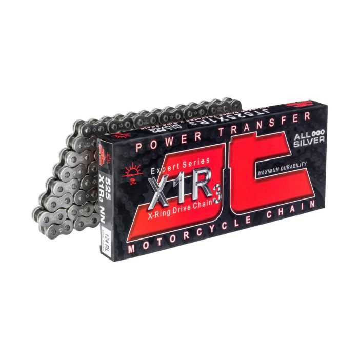 Jt Sprockets 525 X1R3 Nickel Chain 120-Rl JTC525X1R3NN120RL