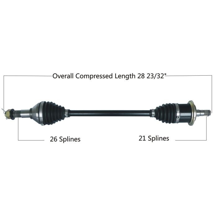 Tytaneum Heavy Duty Cv Axle Can-Am Front Left 813-0253