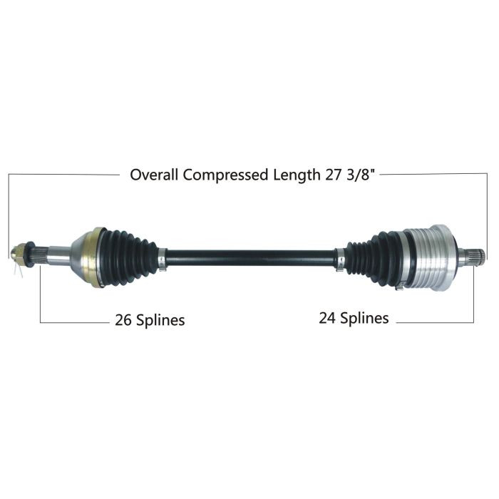 Tytaneum Heavy Duty Cv Axle Can-Am Rear Left / Right 813-0254