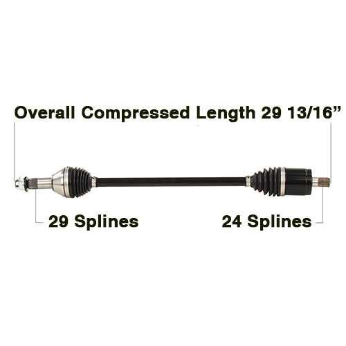 Tytaneum Cv Axle Heavy Duty Replacement Can-Am CAN-6088HD