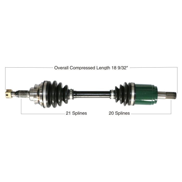 Tytaneum Oe Replacement Cv Axle Honda Front Left 813-0073