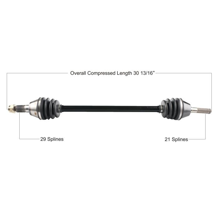 Tytaneum Oe Replacement Cv Axle Can Am Front Left CAN-7065