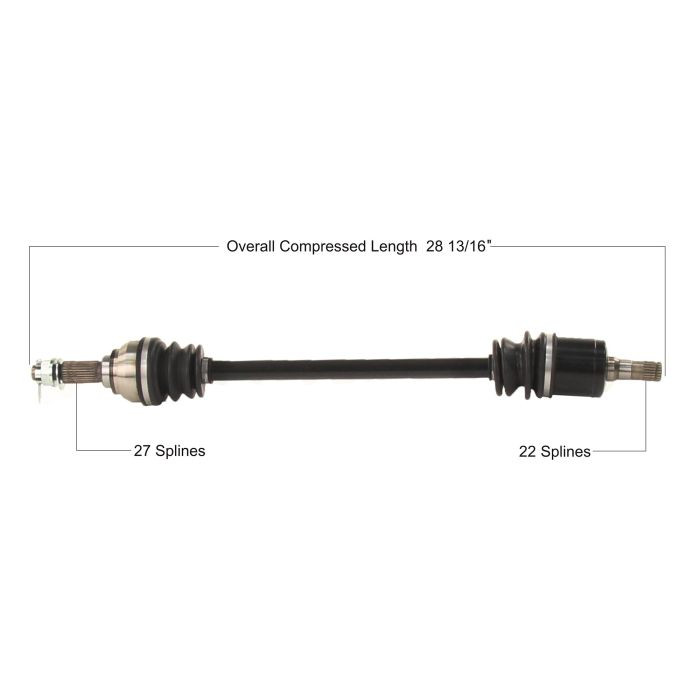 Tytaneum Oe Replacement Cv Axle John Deere Front Left/Right JDR-7016