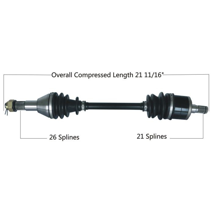 Tytaneum Oe Replacement Cv Axle Can-Am Rear Left 813-0047