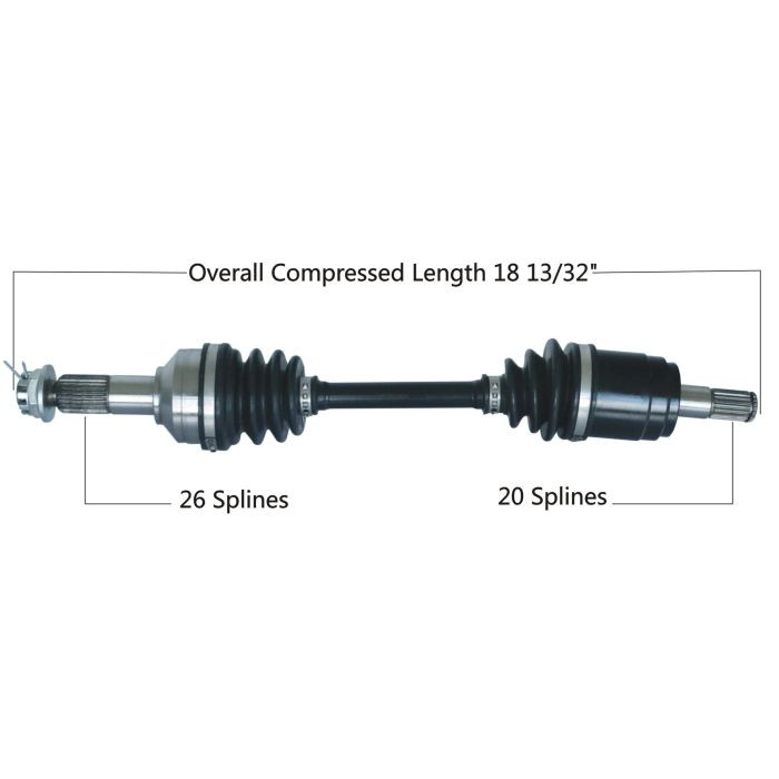 Tytaneum Oe Replacement Cv Axle Honda Front Left 813-0080