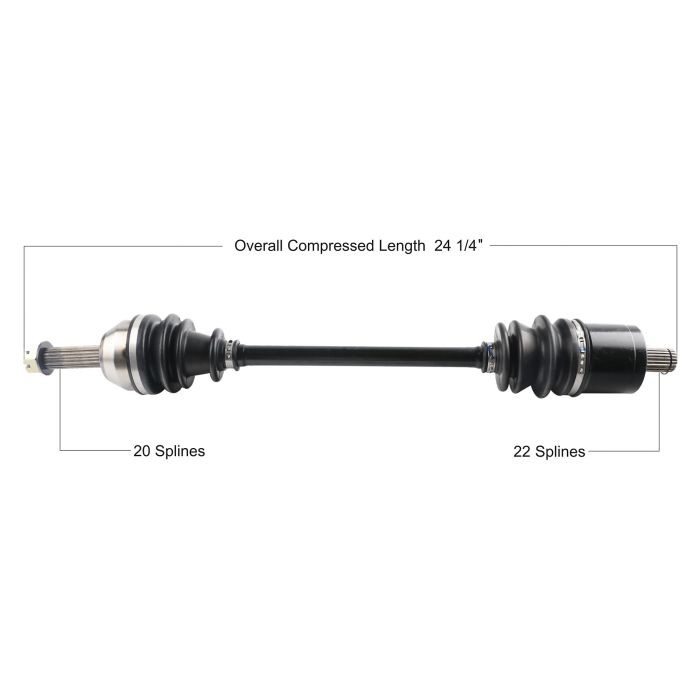 Tytaneum Polaris Oe Replacement Cv Axle POL-7072