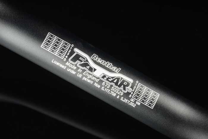 Renthal 673 Trials 100Fatbar Black 673-01-BK