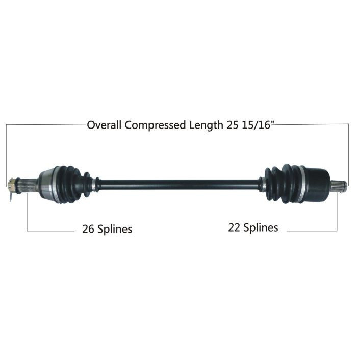 Tytaneum Oe Replacement Cv Axle Polaris Front Left / Right 813-0169