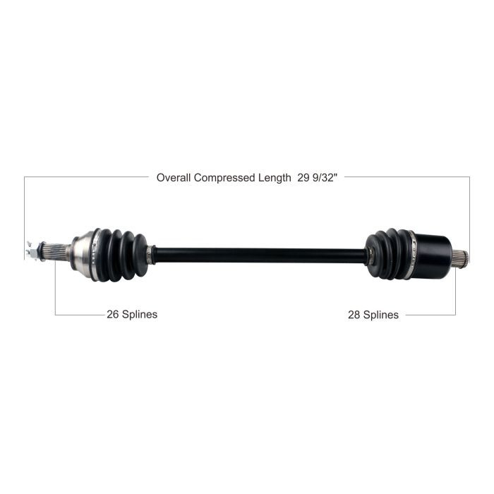 Tytaneum Oe Replacement Cv Axle Polaris Front Left / Right 813-0182