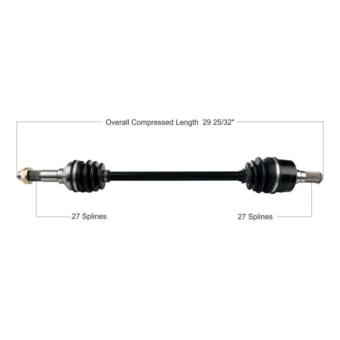 Tytaneum Oe Replacement Cv Axle Yamaha Rear Left / Right 813-0225